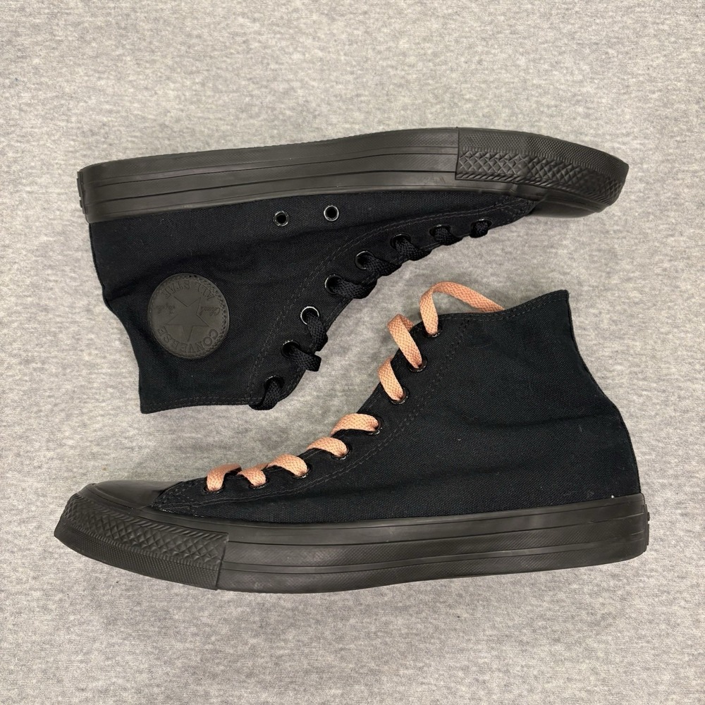 Converse Chuck Taylor All Star High Top Shoes Mens 9.5 Womens 11.5 Black M3310C - Picture 5 of 9